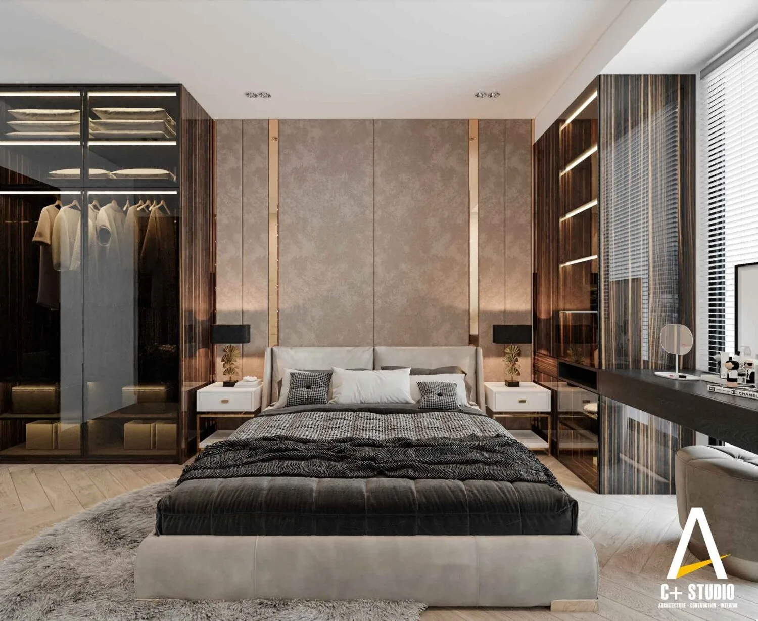 Bedroom Interior Sketchup Scene Free Download ID: 101000018 (Chinh Nguyen)