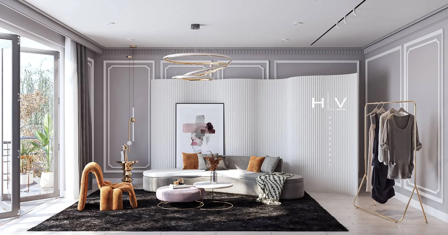 Interior House Neo Classic – Sketchup Model Free Download ID: 212000007 (Hien Le)