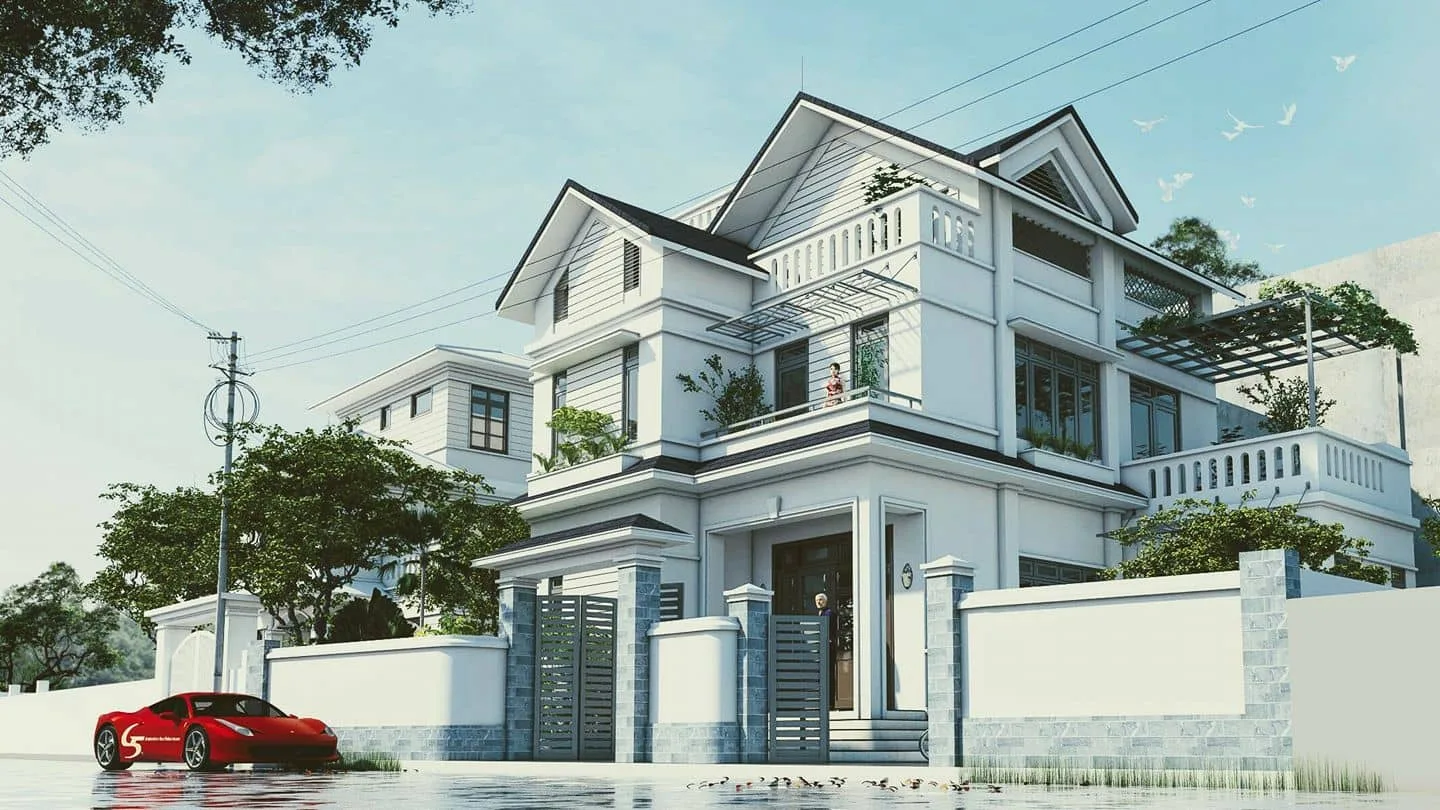 Exterior house scene Sketchup model download ID: 213000048 (Nguyen Van Nam) Exterior house scene Sketchup model download ID: 213000048 (Nguyen Van Nam)