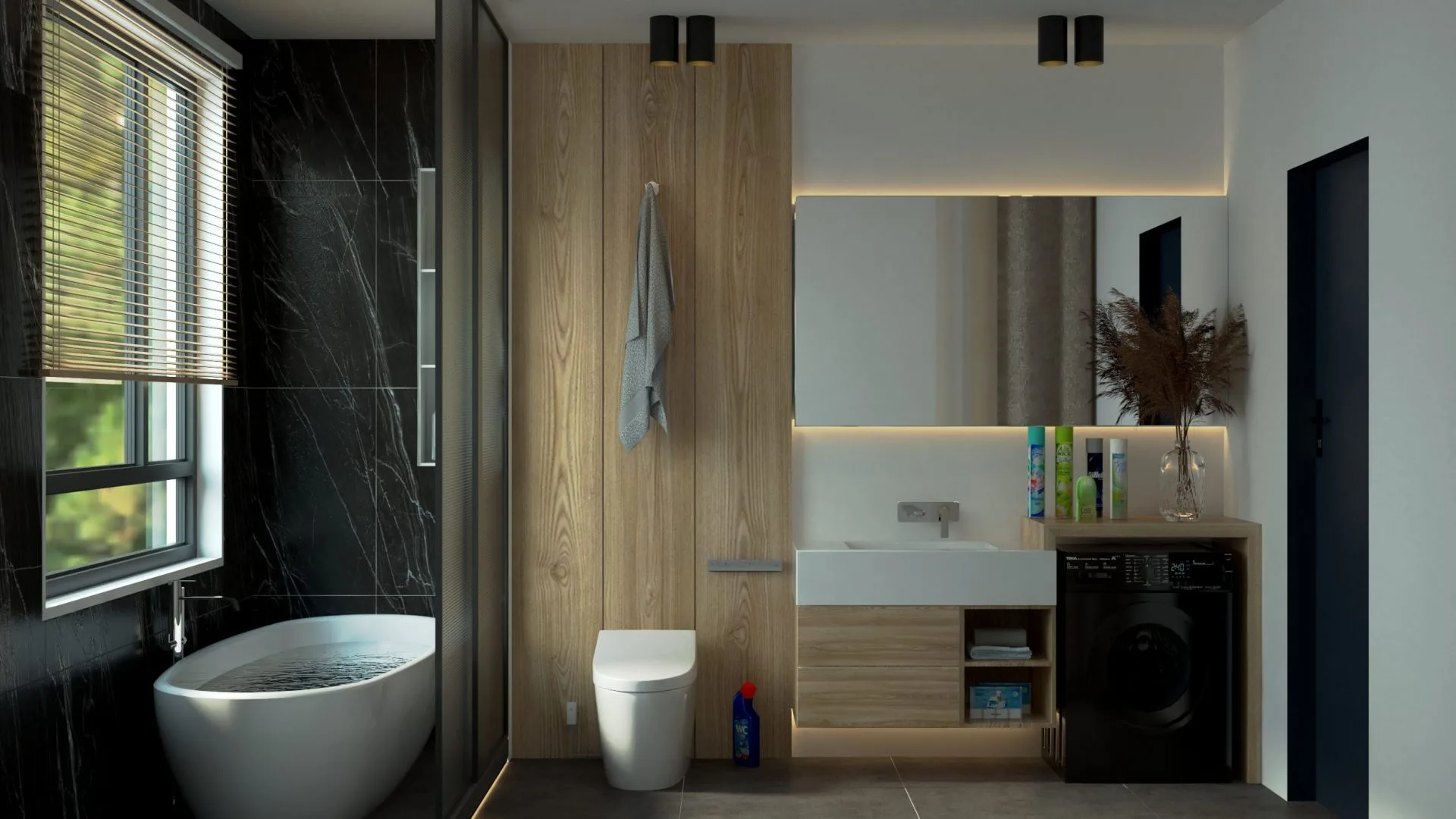 Bathroom interior scene Sketchup model download ID: 103000021 (KC Tri)