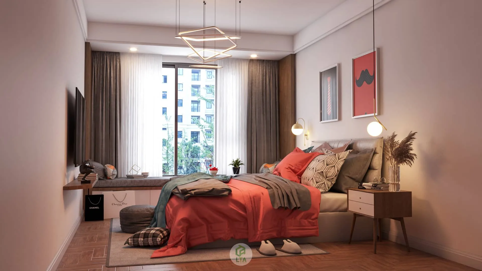 Sketchup bedroom scene interior model download ID: 101000083 (Cao Hoang Nhat Long) Sketchup bedroom scene interior model download ID: 101000083 (Cao Hoang Nhat Long)