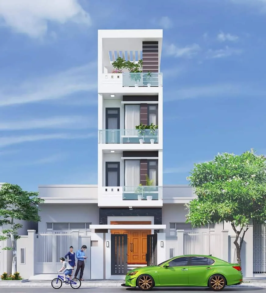 Sketchup exterior house scene model download ID: 2130000177 (Luu Loc)