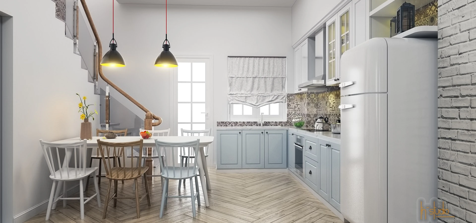 Diningroom Modern – Interior Scene SketchUp Model Free Download ID: 104000017 (Than Nguyen)