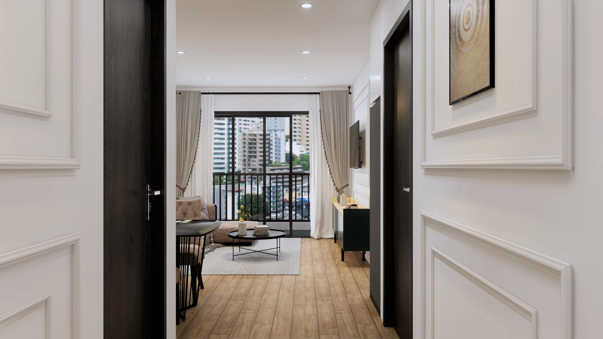 3D Model Free Download SketchUp Modern Apartment Enscape ID 106000153 (Duong Duong)