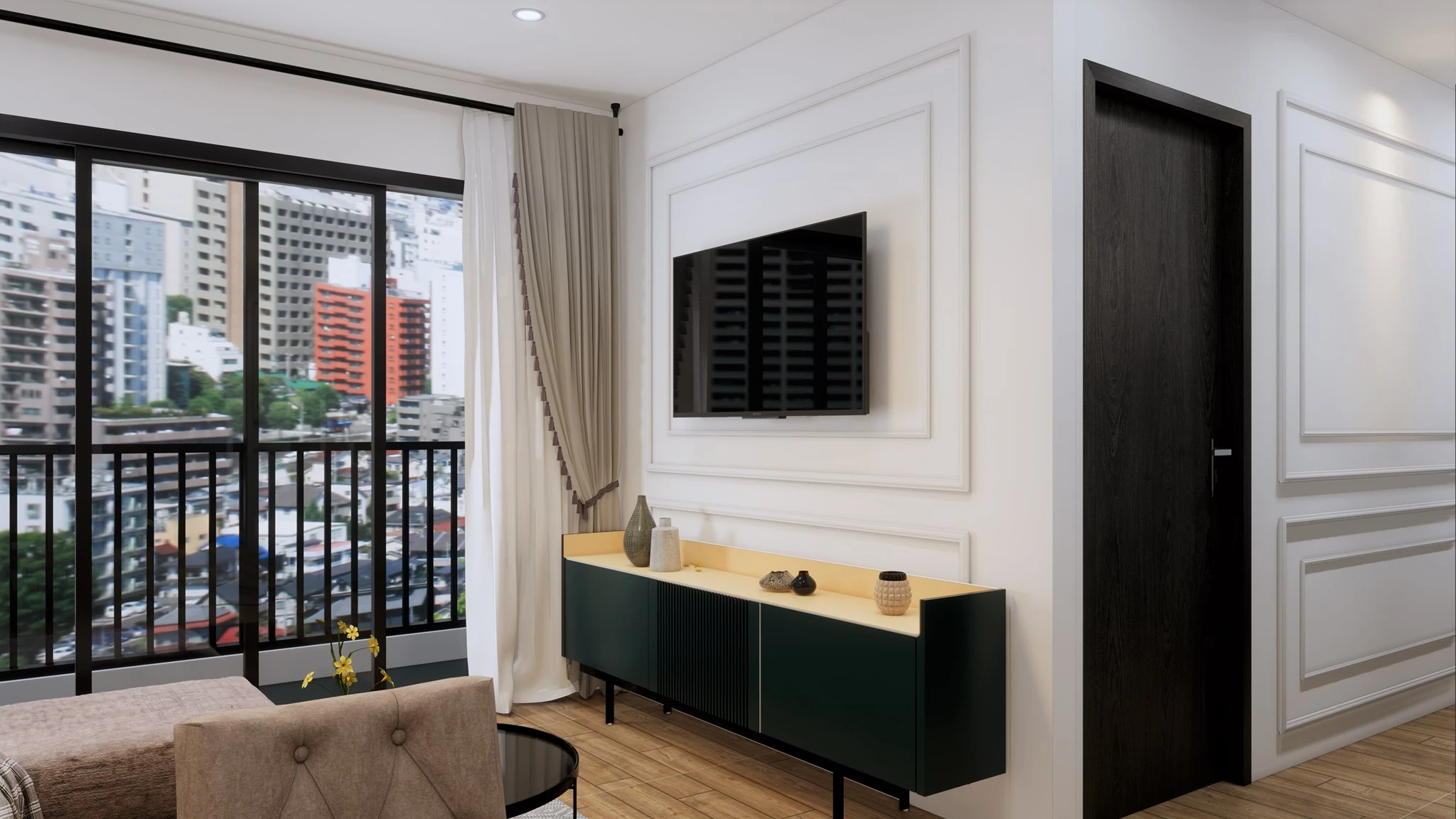 3D Model Free Download SketchUp Modern Apartment Enscape ID 106000153 (Duong Duong)