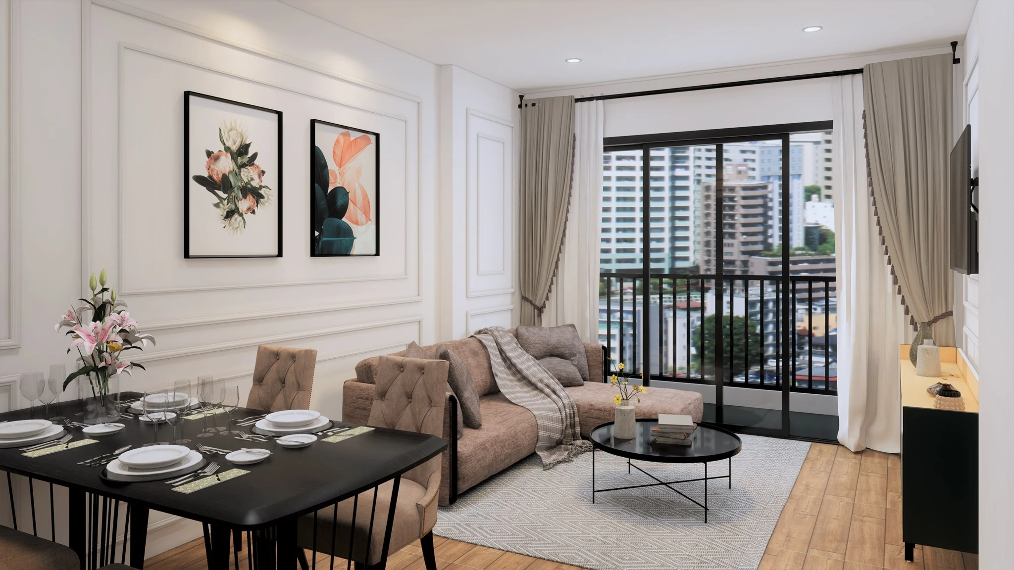 3D Model Free Download SketchUp Modern Apartment Enscape ID 106000153 (Duong Duong)