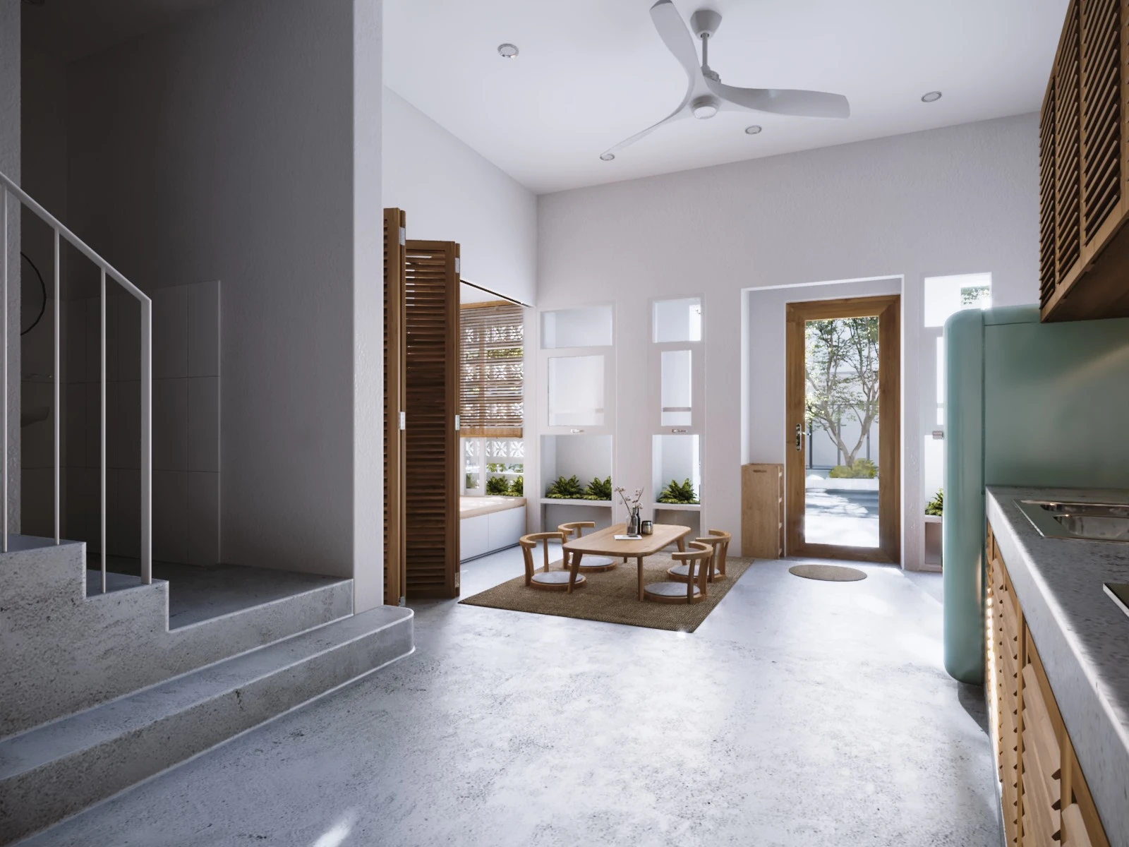 SketchUp Free 3D Model Free Download SketchUp Modern Interior House ID 212000099 (Loc Bao)