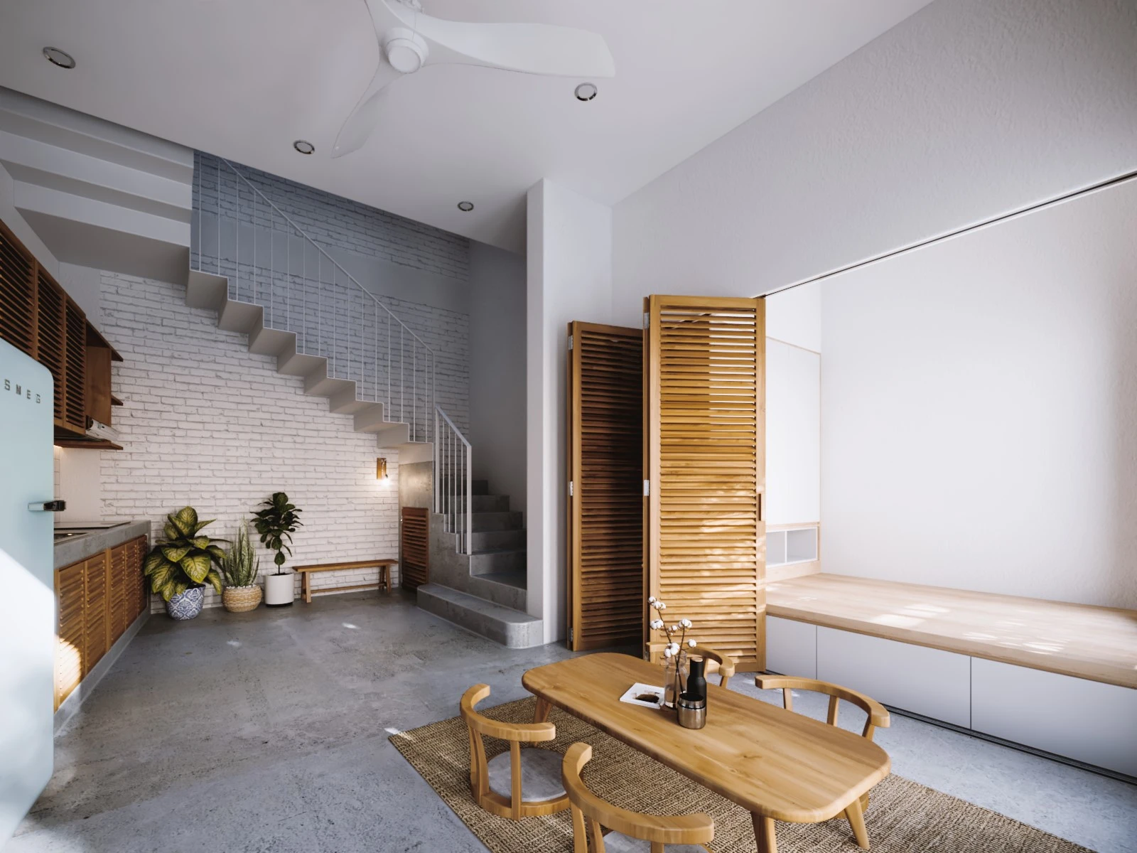 SketchUp Free 3D Model Free Download SketchUp Modern Interior House ID 212000099 (Loc Bao)