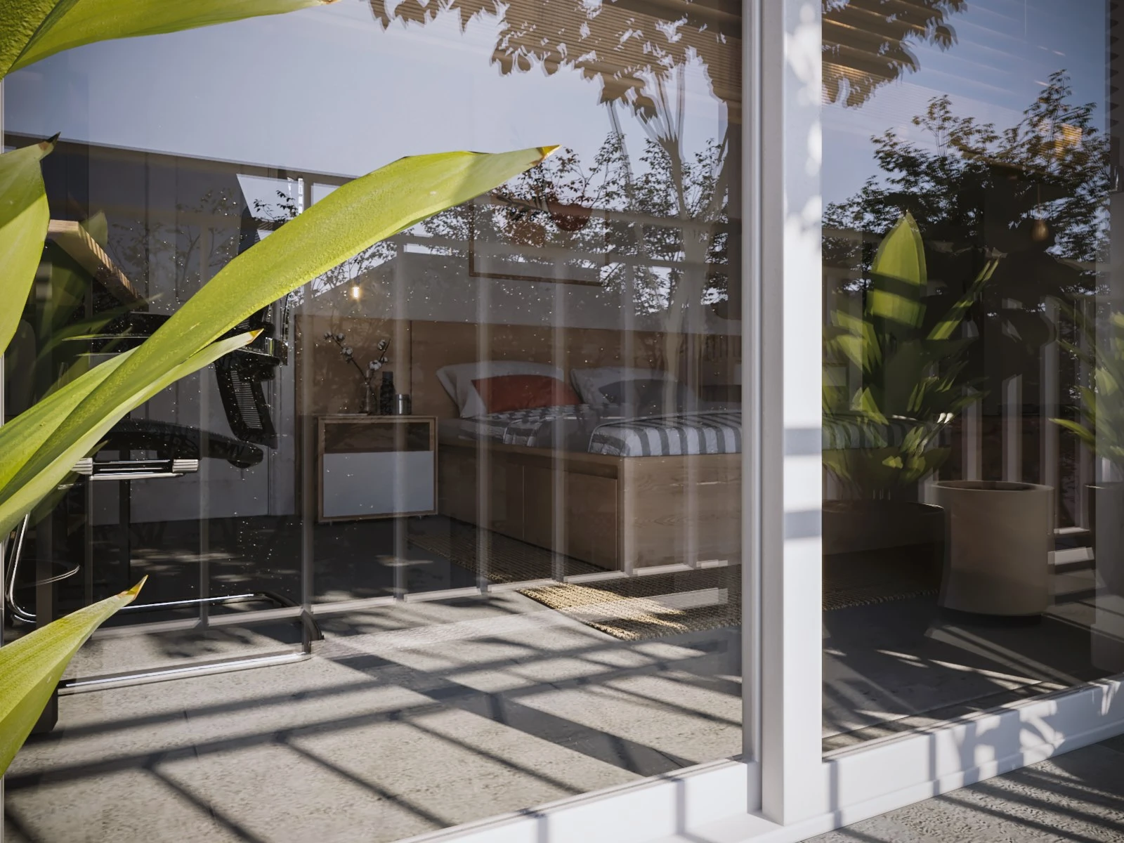 SketchUp Free 3D Model Free Download SketchUp Modern Interior House ID 212000099 (Loc Bao)