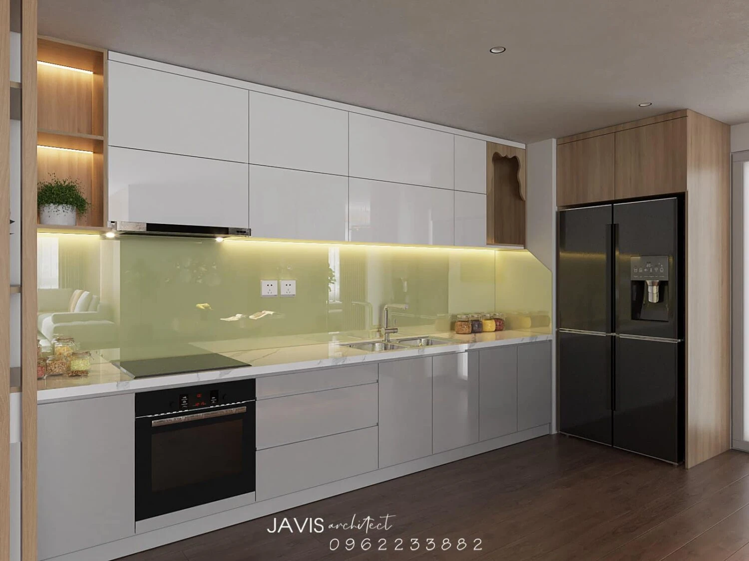 SketchUp Free 3D Model Free Download SketchUp Modern Living Room - Dining Room Enscape ID 218000195 (Hoang Thang)