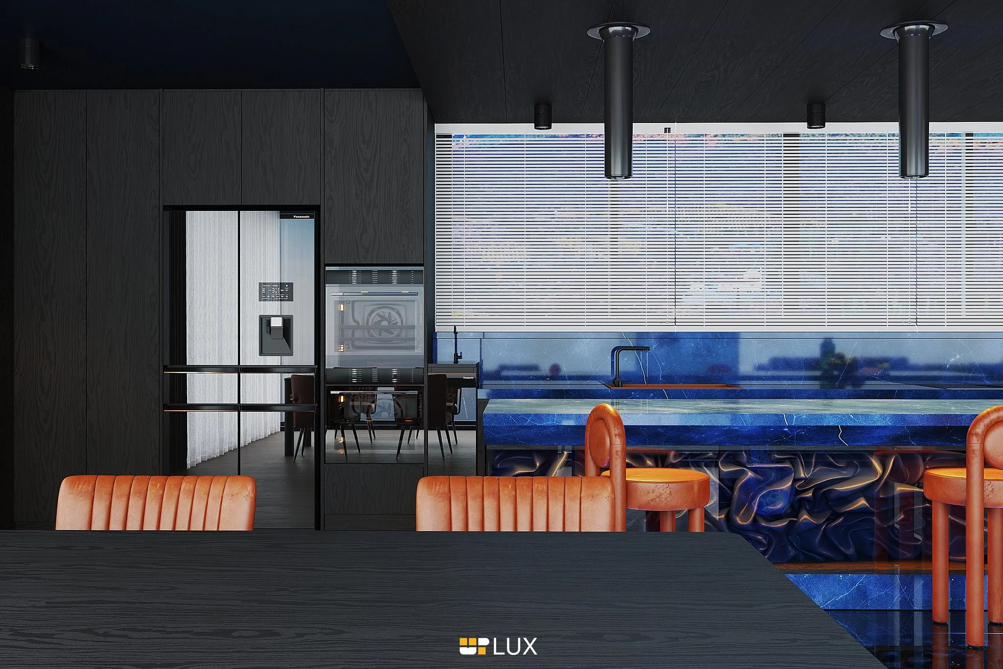 3D Model Free Download SketchUp Modern Living Room - Dining Room Vantage ID 218000225 (Xuan Khanh)