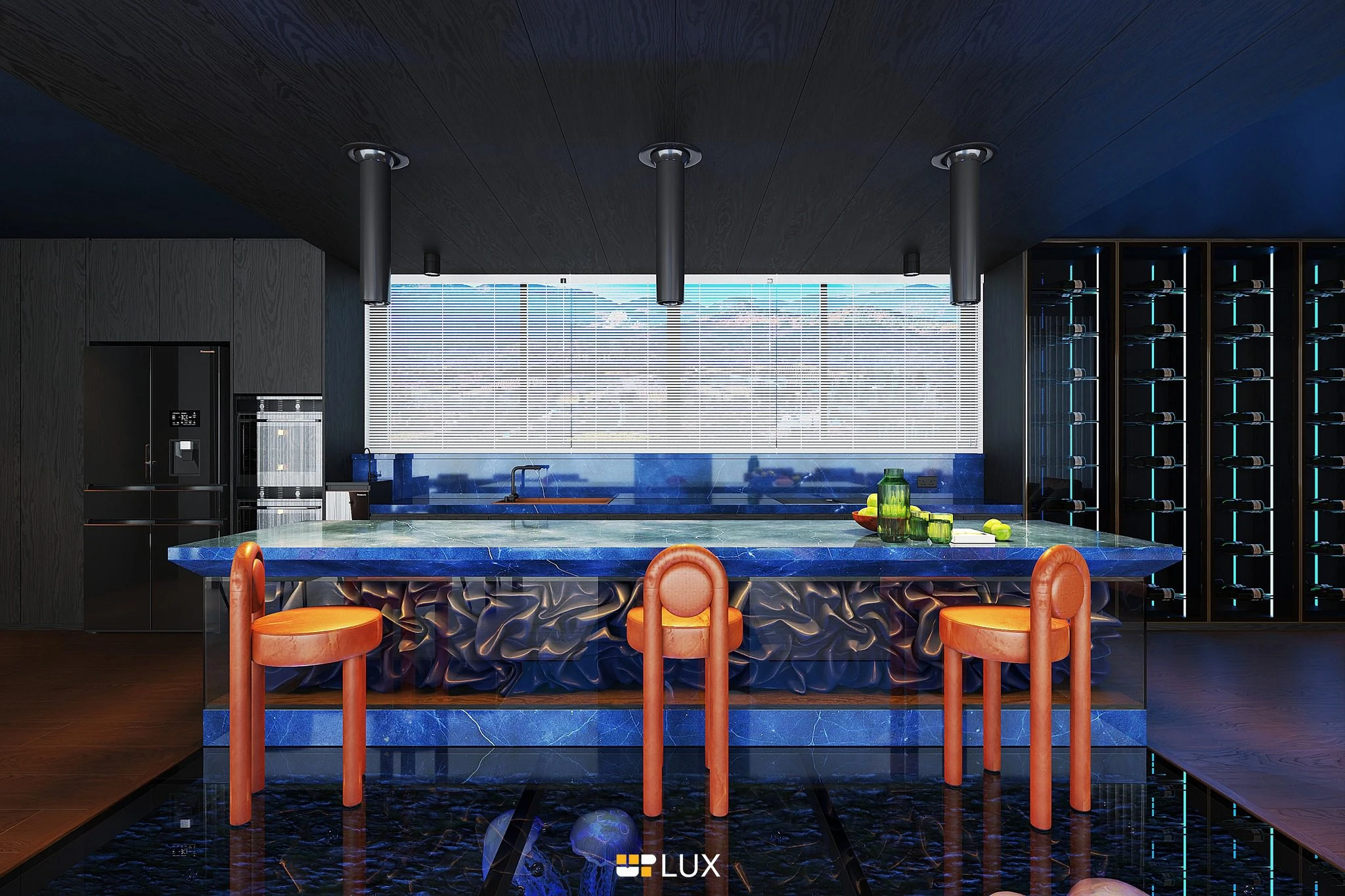 3D Model Free Download SketchUp Modern Living Room - Dining Room Vantage ID 218000225 (Xuan Khanh)