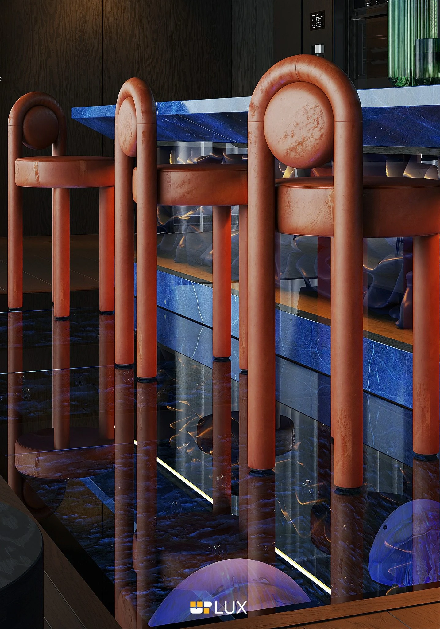 3D Model Free Download SketchUp Modern Living Room - Dining Room Vantage ID 218000225 (Xuan Khanh)