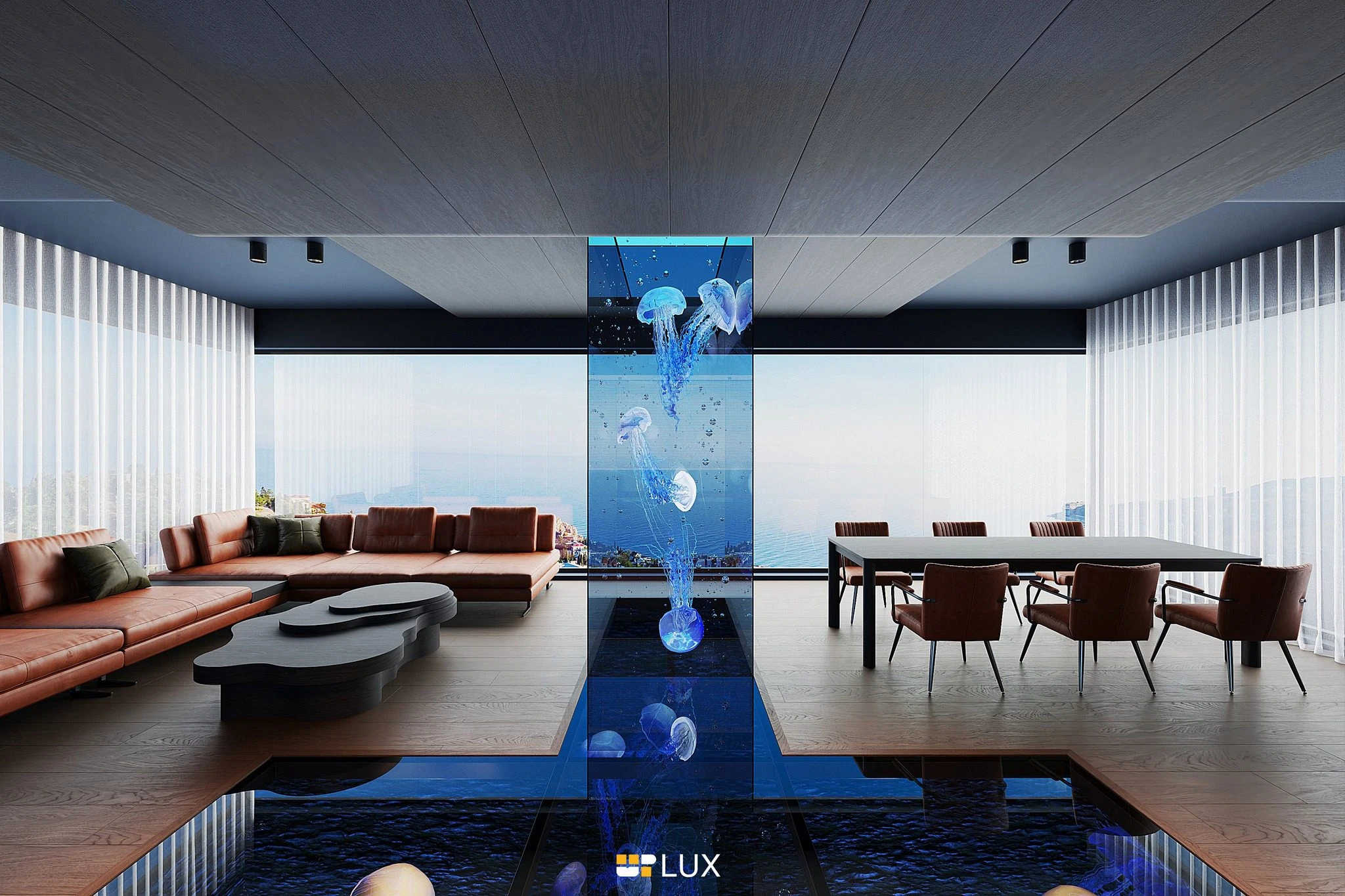 3D Model Free Download SketchUp Modern Living Room - Dining Room Vantage ID 218000225 (Xuan Khanh)