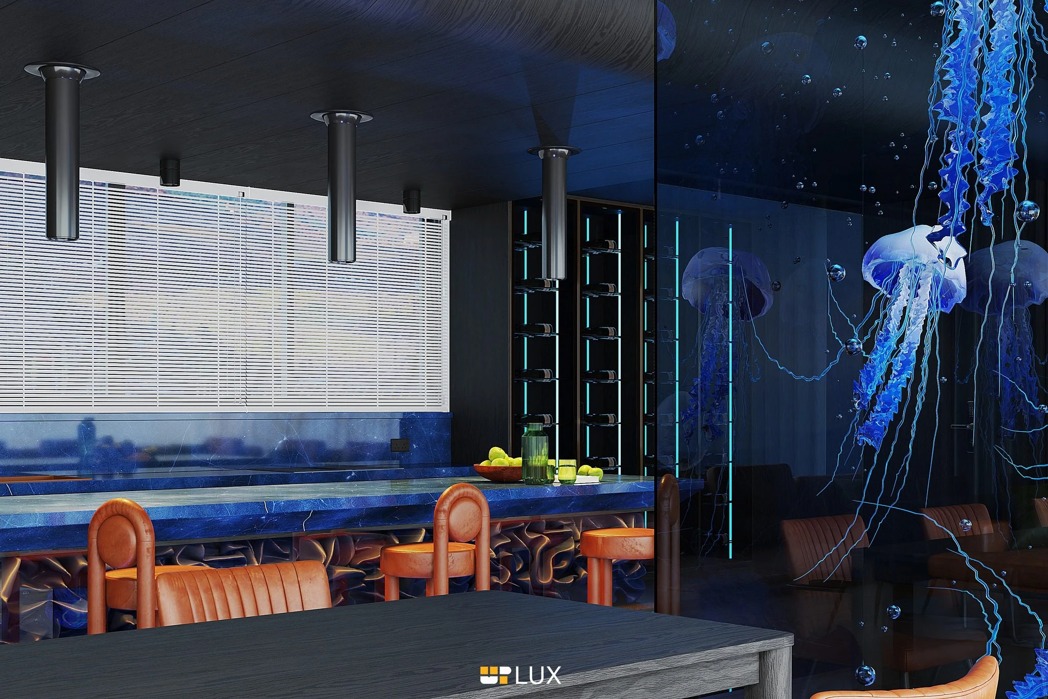 3D Model Free Download SketchUp Modern Living Room - Dining Room Vantage ID 218000225 (Xuan Khanh)