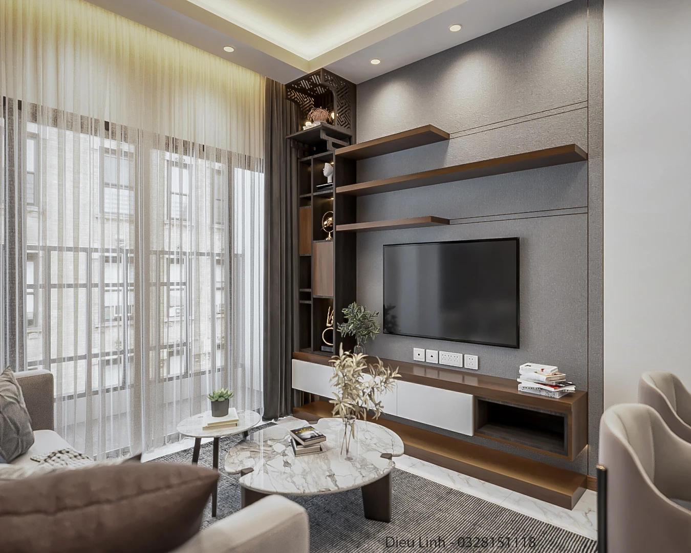 Apartment 3D Model Free Download SketchUp Modern ID 106000163 (Dieu Linh)