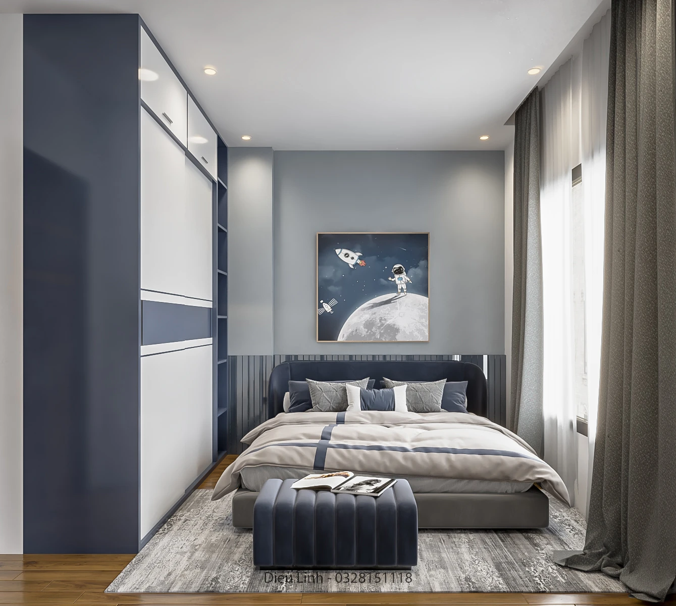 Apartment 3D Model Free Download SketchUp Modern ID 106000163 (Dieu Linh)