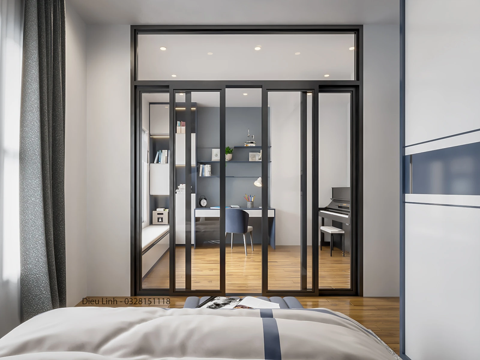 Apartment 3D Model Free Download SketchUp Modern ID 106000163 (Dieu Linh)