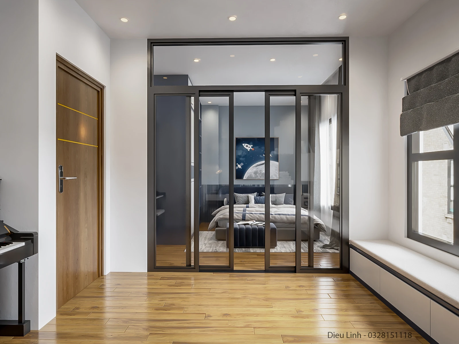 Apartment 3D Model Free Download SketchUp Modern ID 106000163 (Dieu Linh)