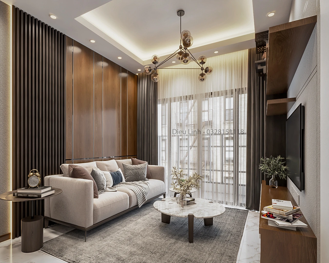 Apartment 3D Model Free Download SketchUp Modern ID 106000163 (Dieu Linh)