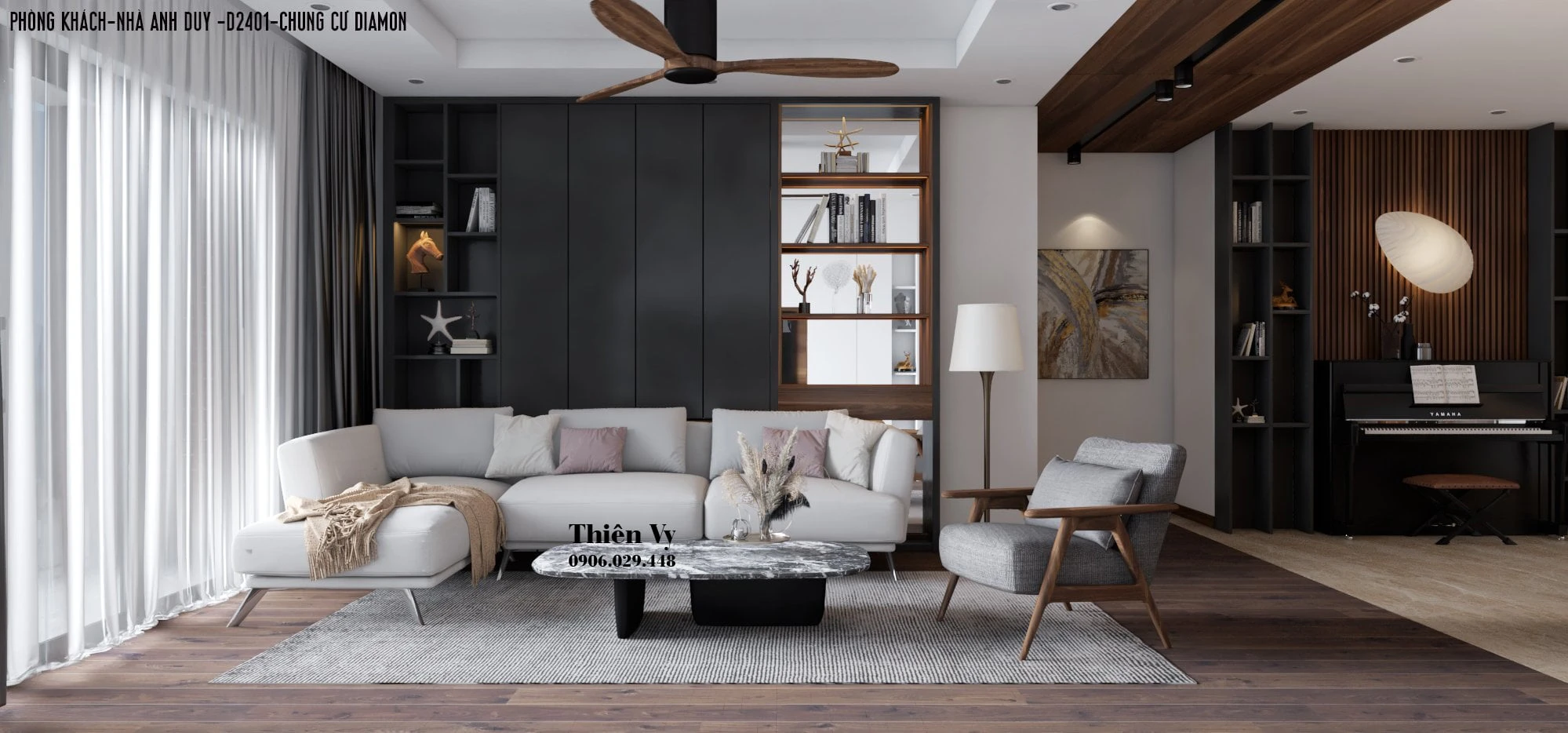 Apartment Free Download SketchUp Models Vray Modern ID 106000145 (Thien Vy)