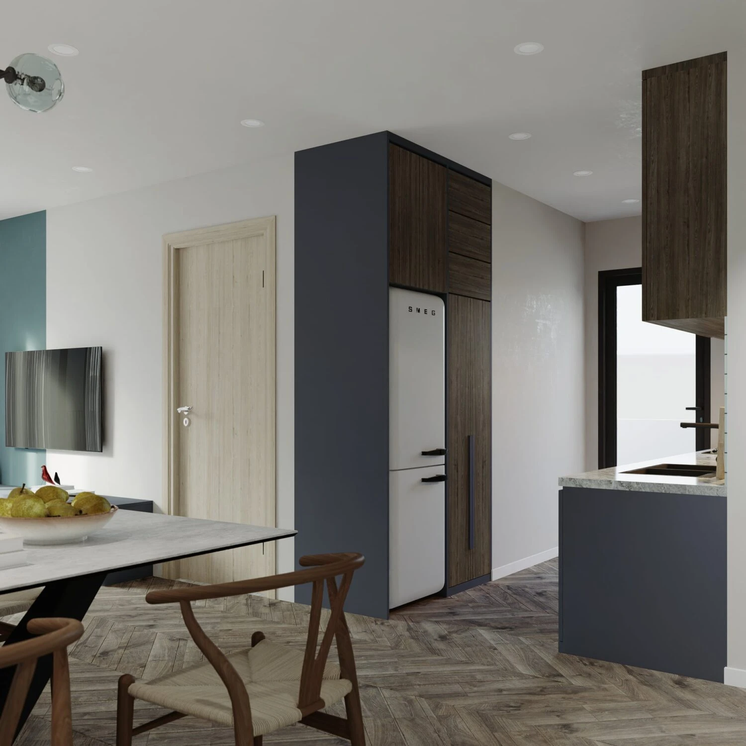 Apartment Modern D5 SketchUp Model Free Download ID 106000191 (Quoc Vi Phan Phan)