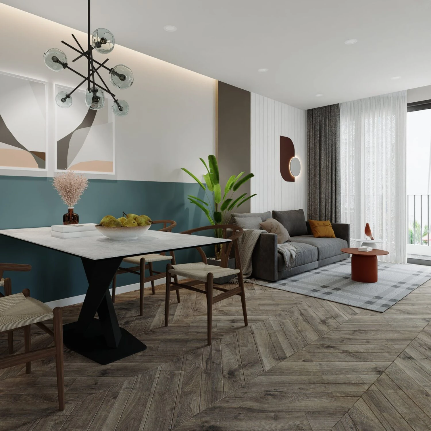 Apartment Modern D5 SketchUp Model Free Download ID 106000191 (Quoc Vi Phan Phan)
