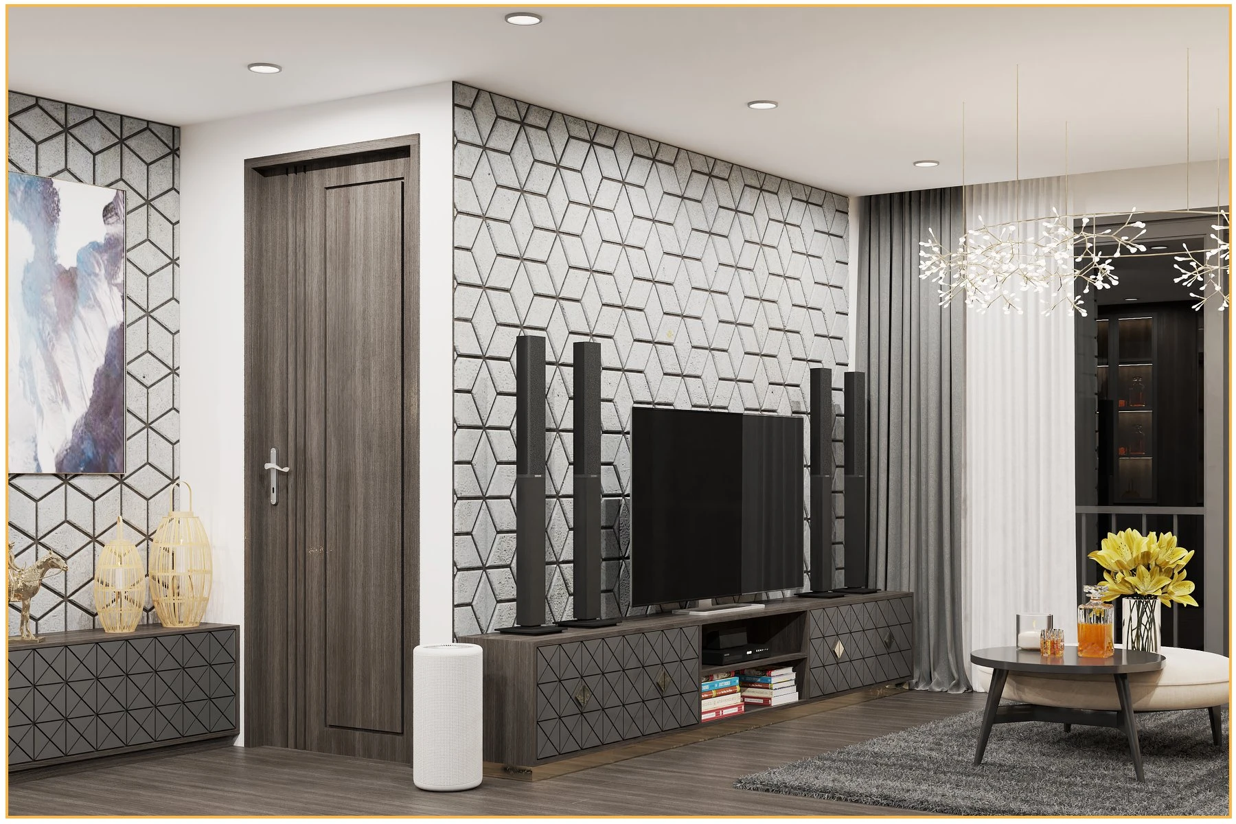 Apartment Modern Enscape SketchUp Model Free Download ID 106000161 (Toan Nguyen)