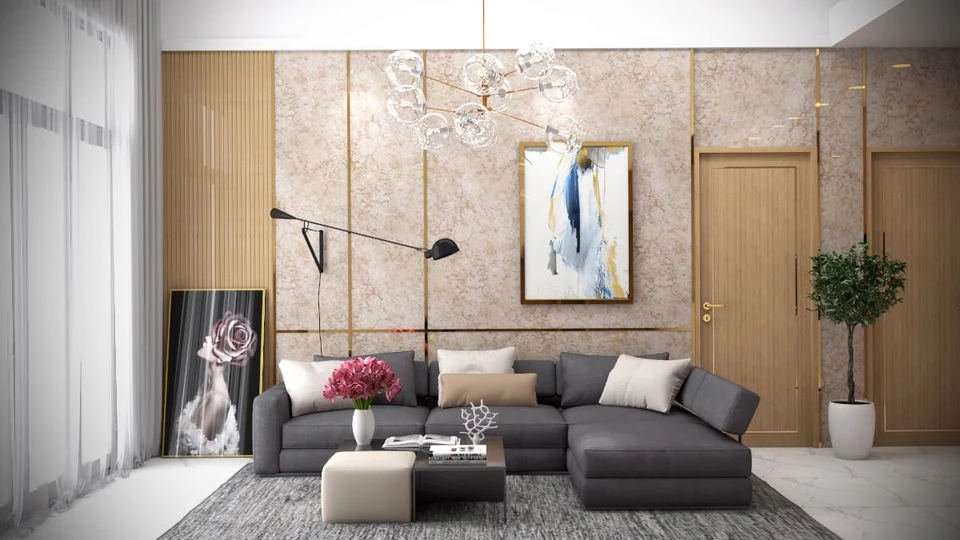 Apartment Modern Vray 3D Model Free Download SketchUp ID 106000143 (Hoang Long)