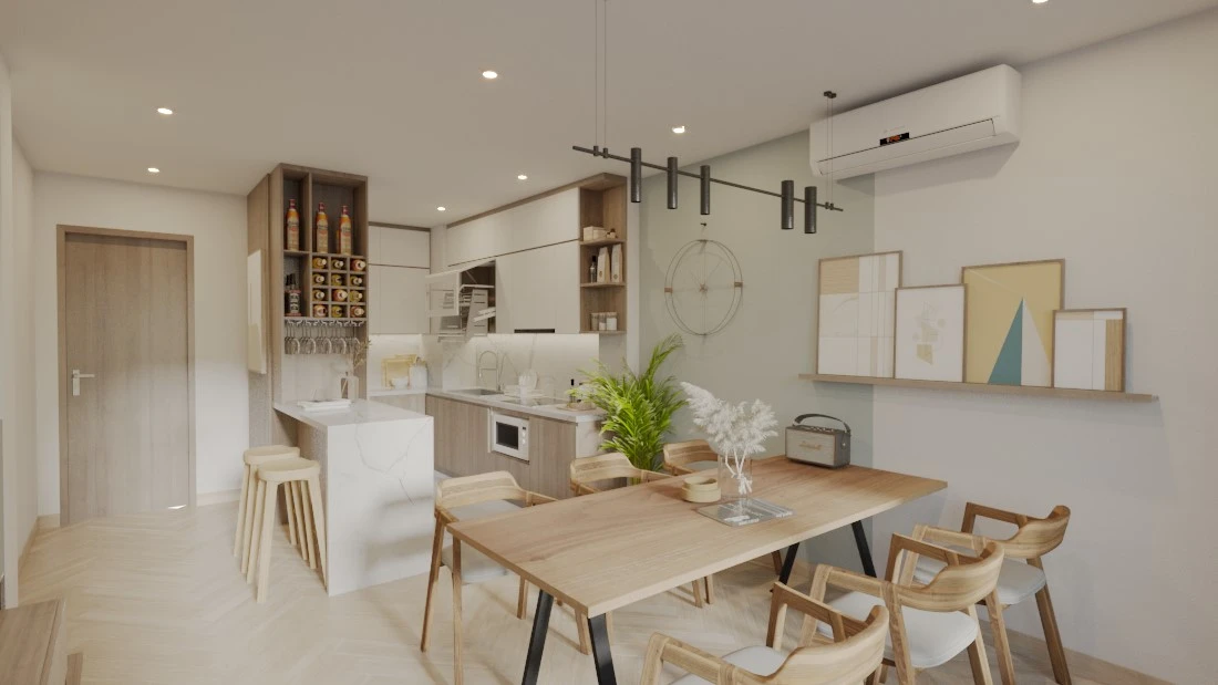 Apartment Modern Vray 3D Model Free Download SketchUp ID 106000173 (Quoc Anh)