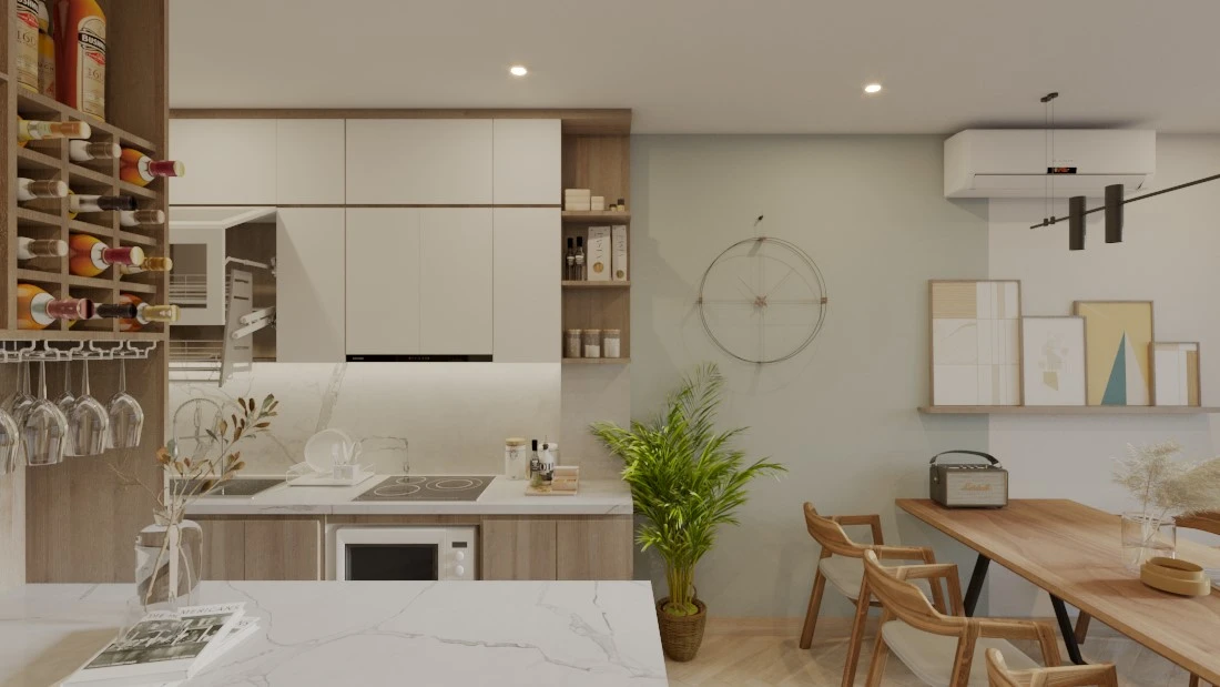 Apartment Modern Vray 3D Model Free Download SketchUp ID 106000173 (Quoc Anh)