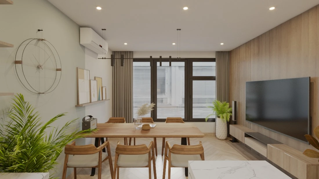 Apartment Modern Vray 3D Model Free Download SketchUp ID 106000173 (Quoc Anh)