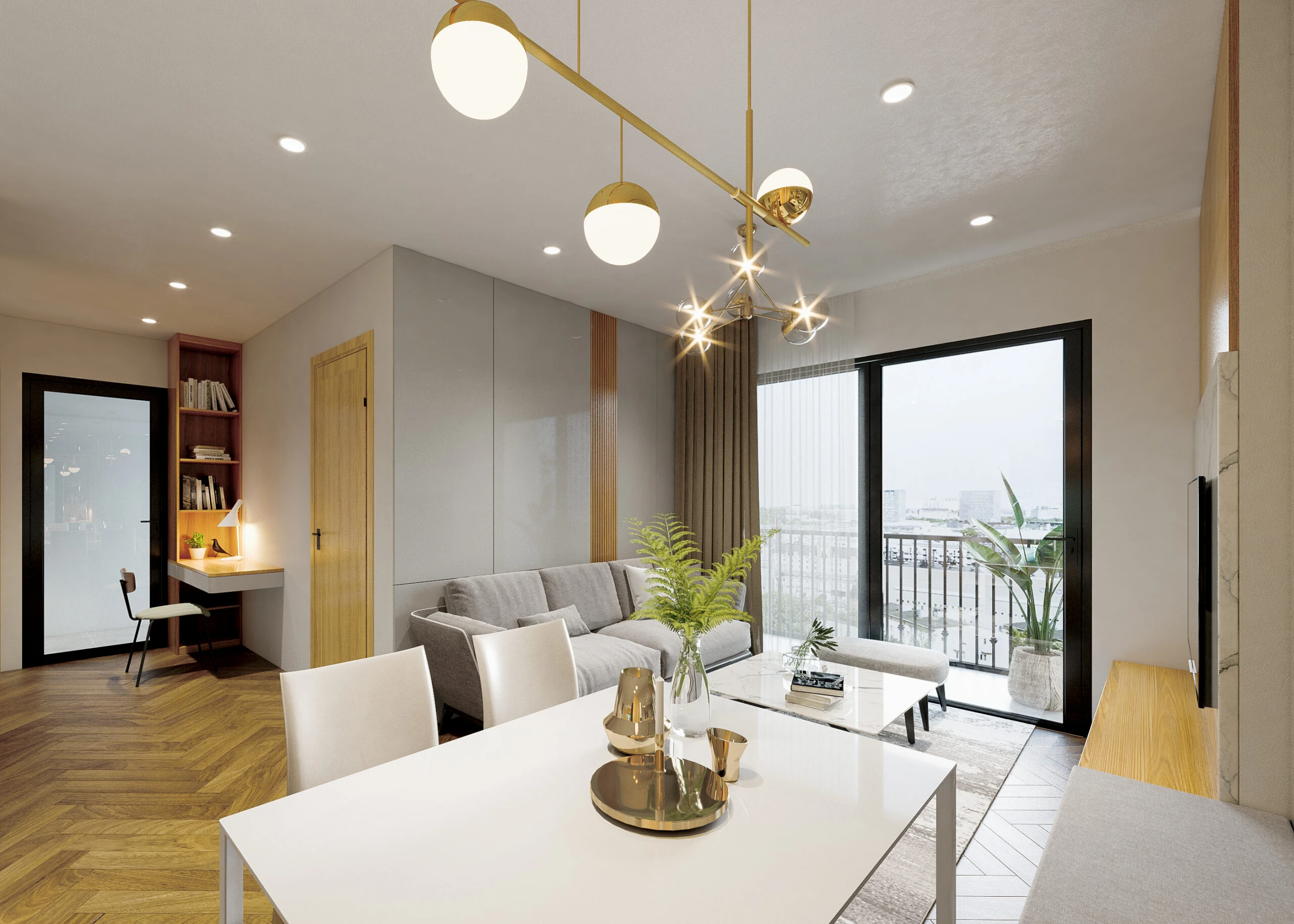 Apartment Modern Vray SketchUp Model Free Download ID 106000149 (Koi Archi)