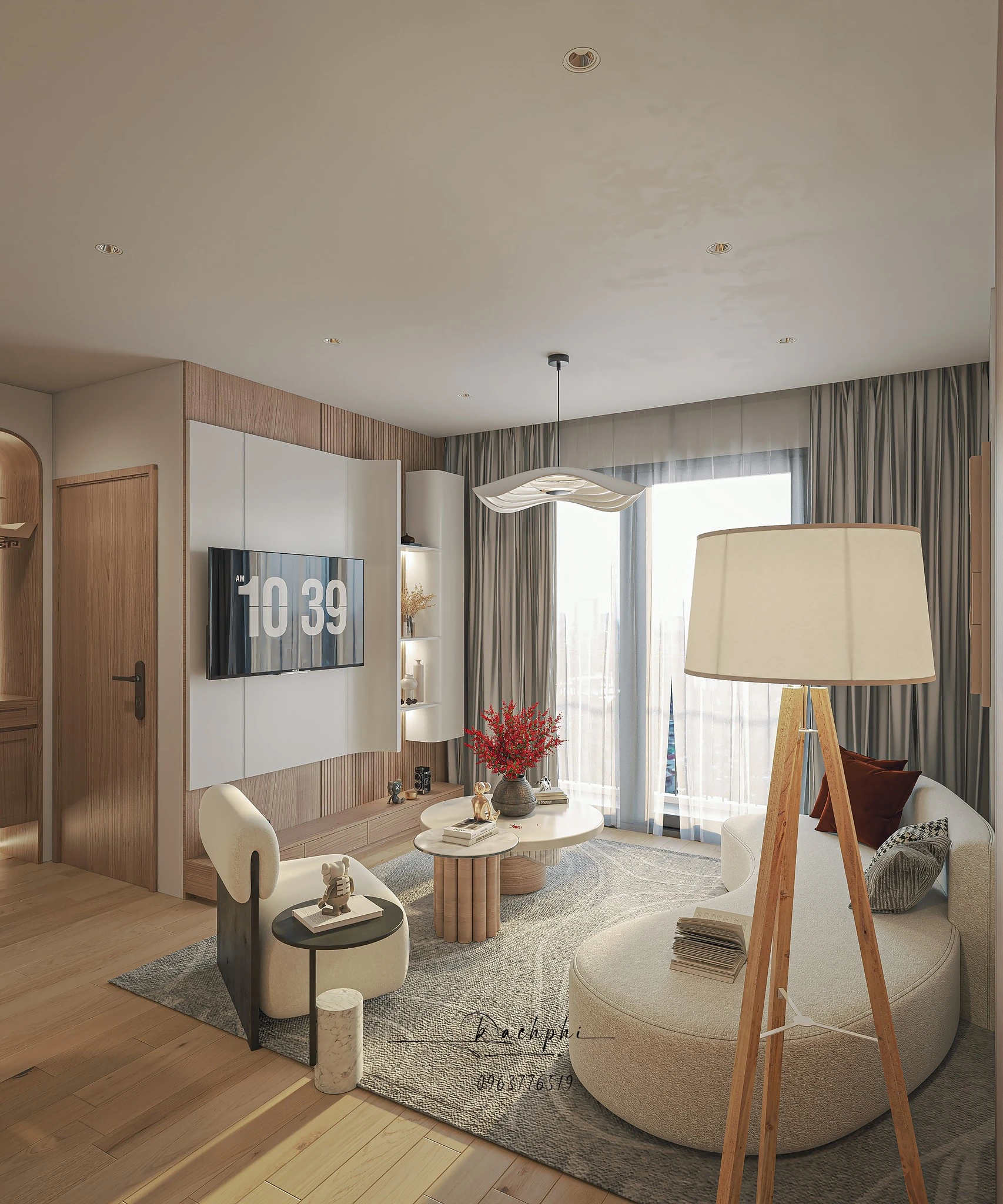 SketchUp Free Apartment Modern Vray Sketchup Model Free Download ID 106000193 (Phi Bach)