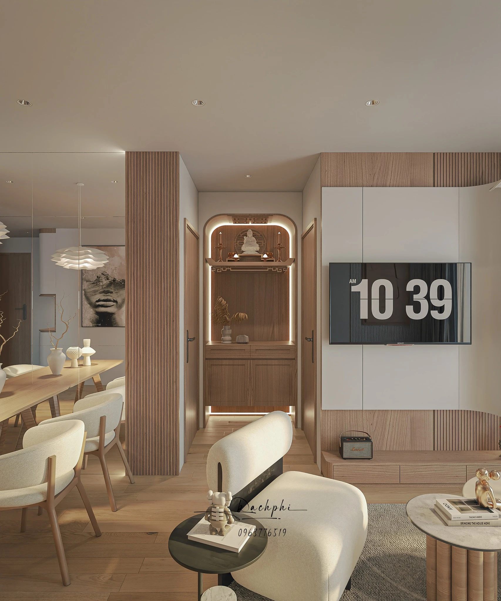 SketchUp Free Apartment Modern Vray Sketchup Model Free Download ID 106000193 (Phi Bach)