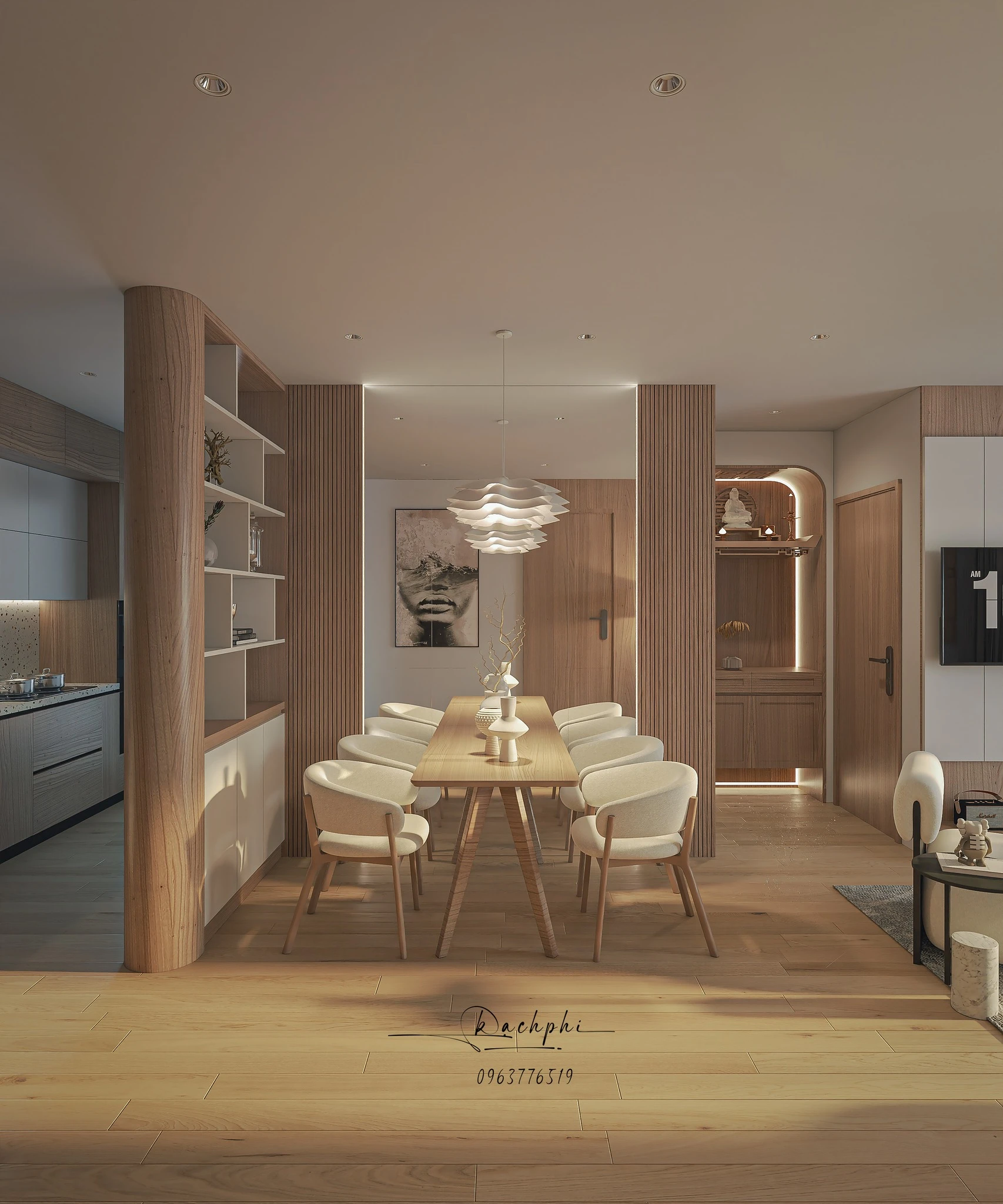 SketchUp Free Apartment Modern Vray Sketchup Model Free Download ID 106000193 (Phi Bach)