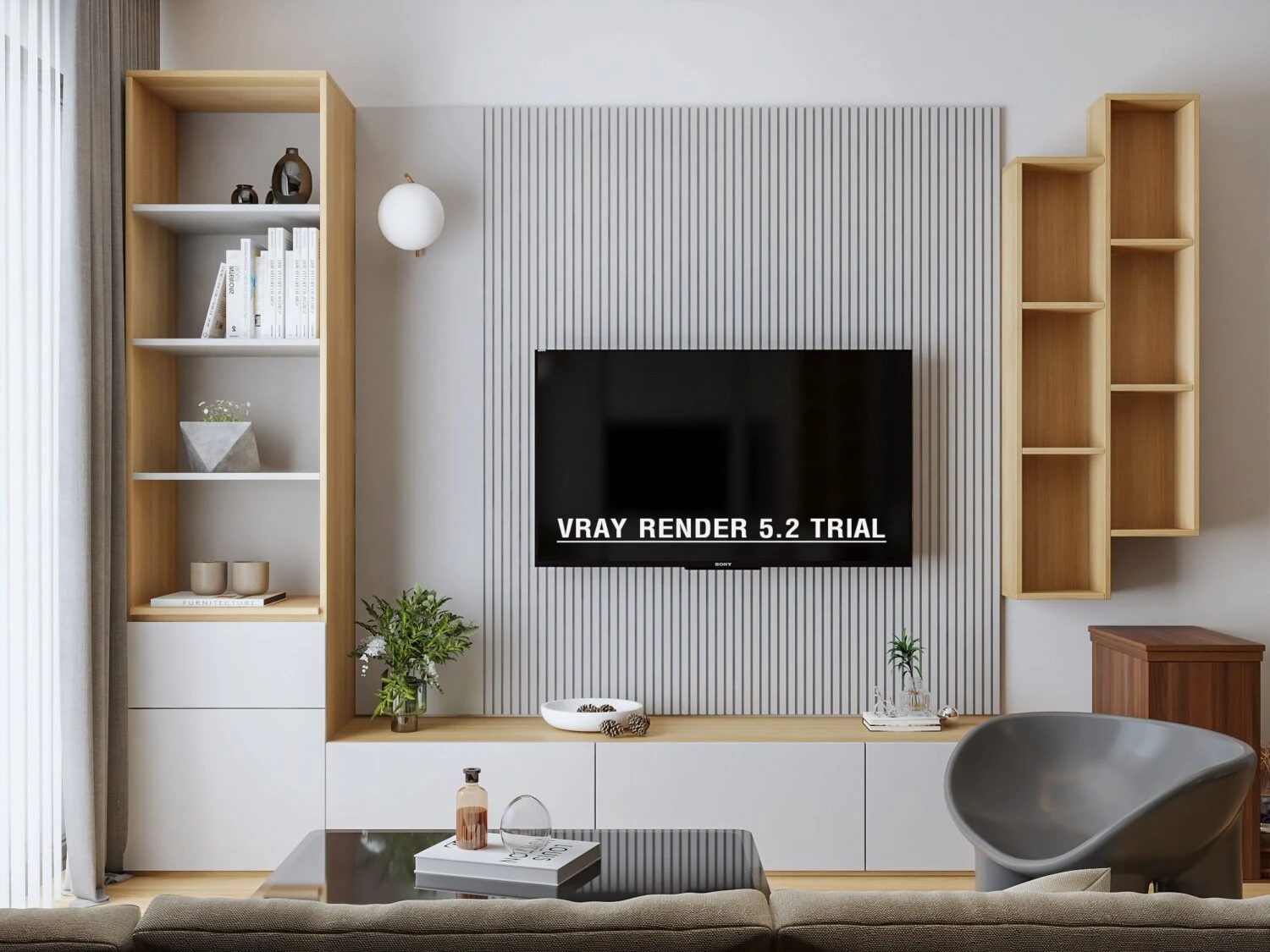 Apartment SketchUp Model Download Vray Modern Free ID 106000187 (Quoc Vi Phan Phan)