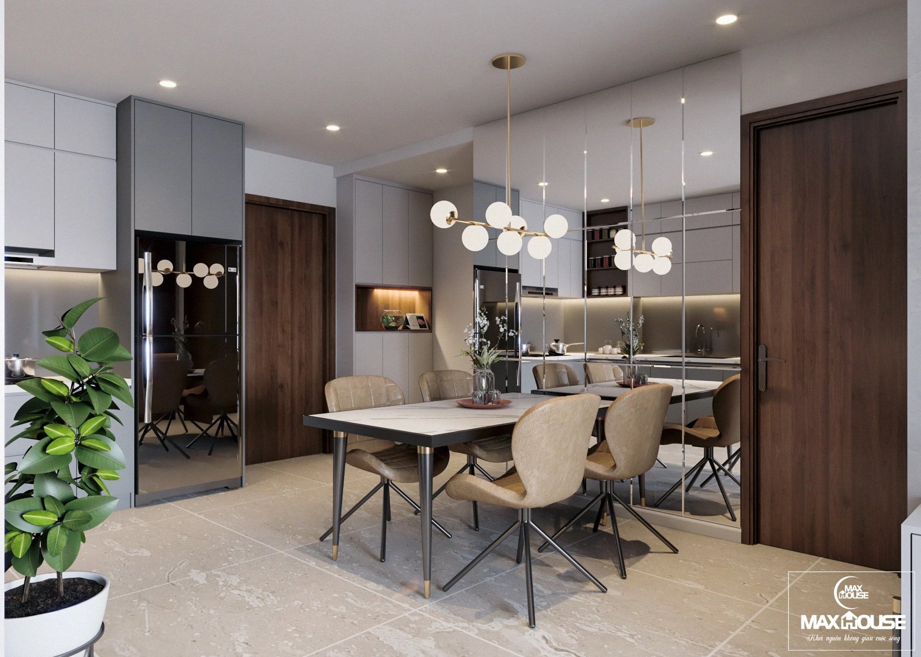 Apartment SketchUp Model Free Download Modern ID 106000151 (Nguyen Tan Phuong)