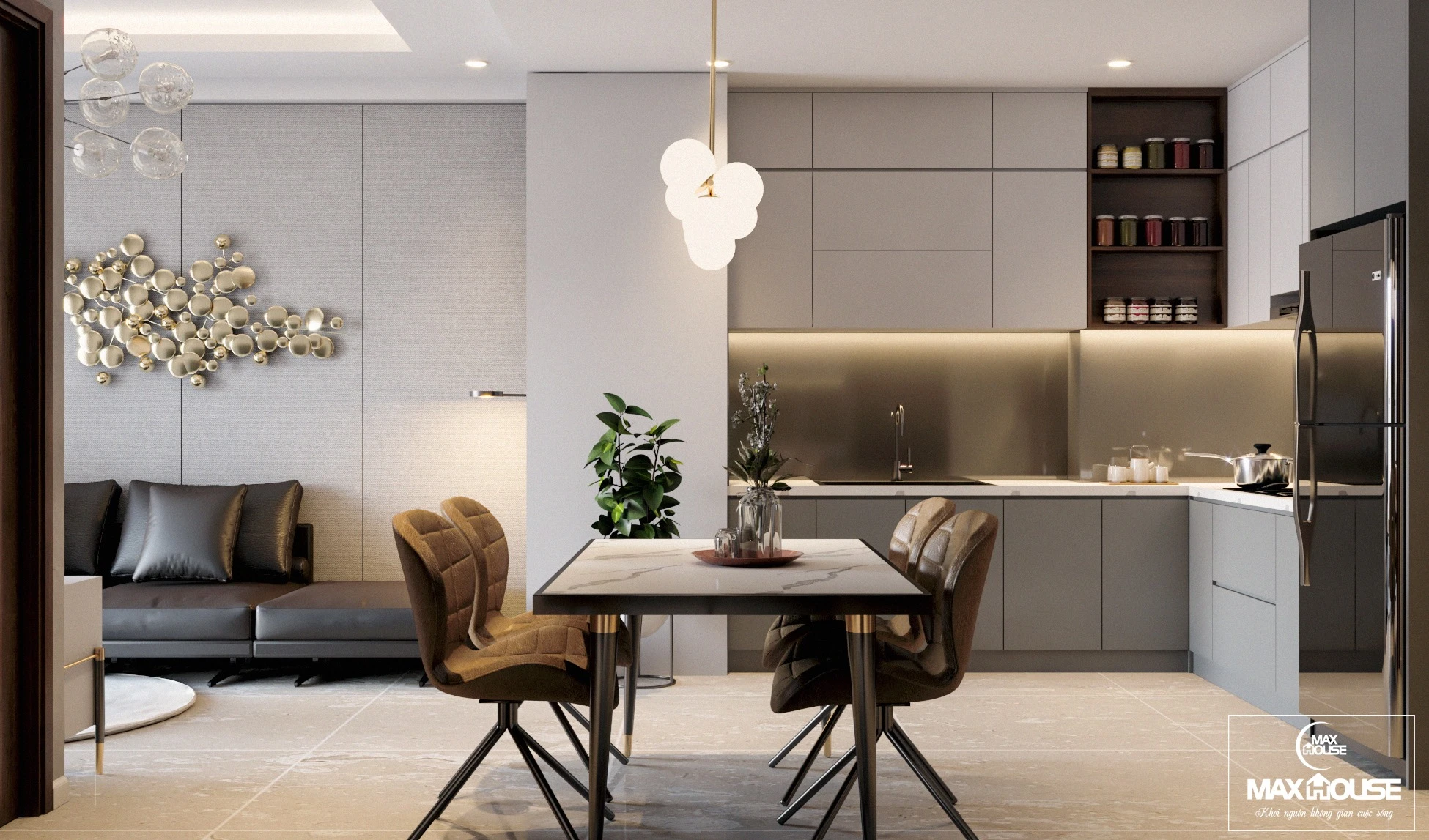 Apartment SketchUp Model Free Download Modern ID 106000151 (Nguyen Tan Phuong)