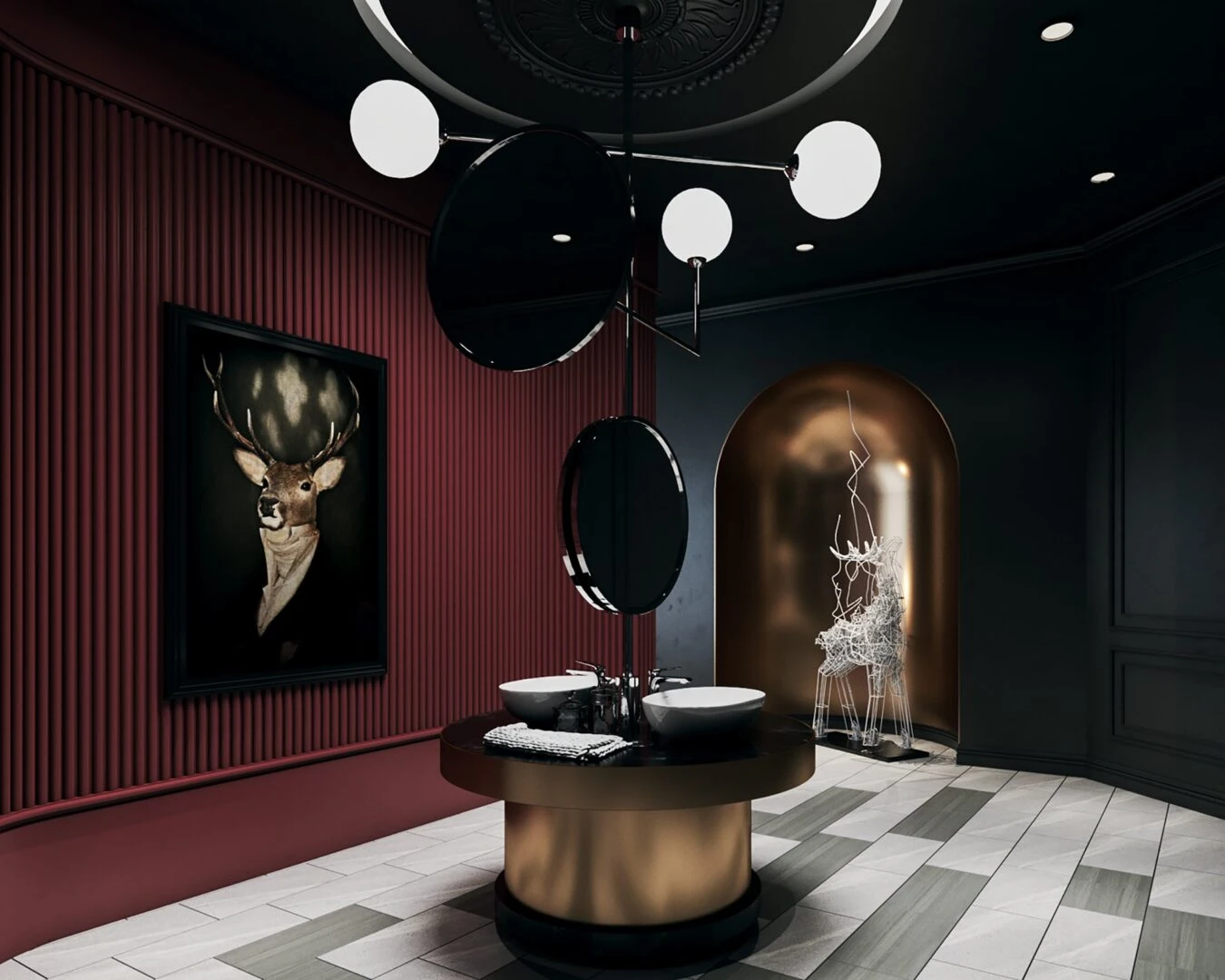 Bathroom SketchUp Model Free Modern Download ID 103000029 (Tran Nguyen)