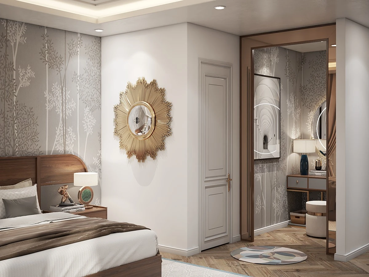 SketchUp Free Bedroom Enscape Model Free Download Modern ID 101000452 (Toan Nguyen)