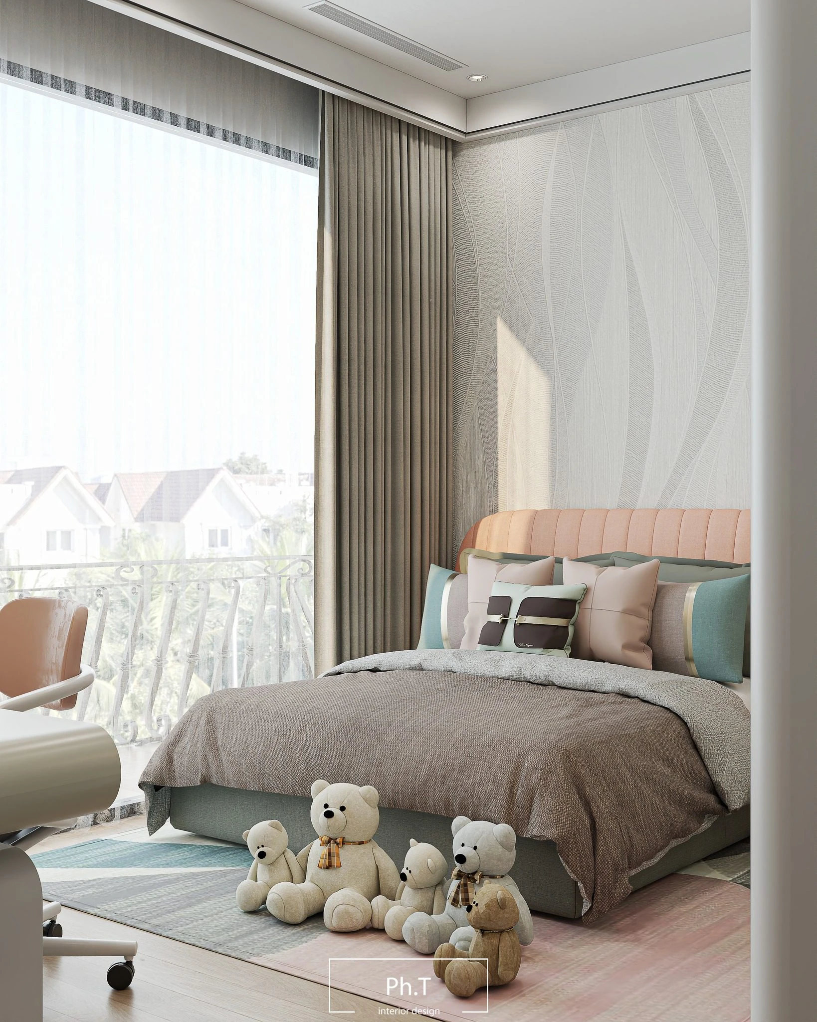 SketchUp Free Bedroom Enscape Model Free Download Vantage Modern ID 101000752 (Phan Tuan)