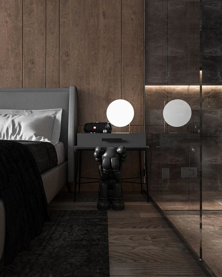 SketchUp Free Bedroom Enscape Model Free Download Vray Modern ID 101000283 (Duc Nguyen)