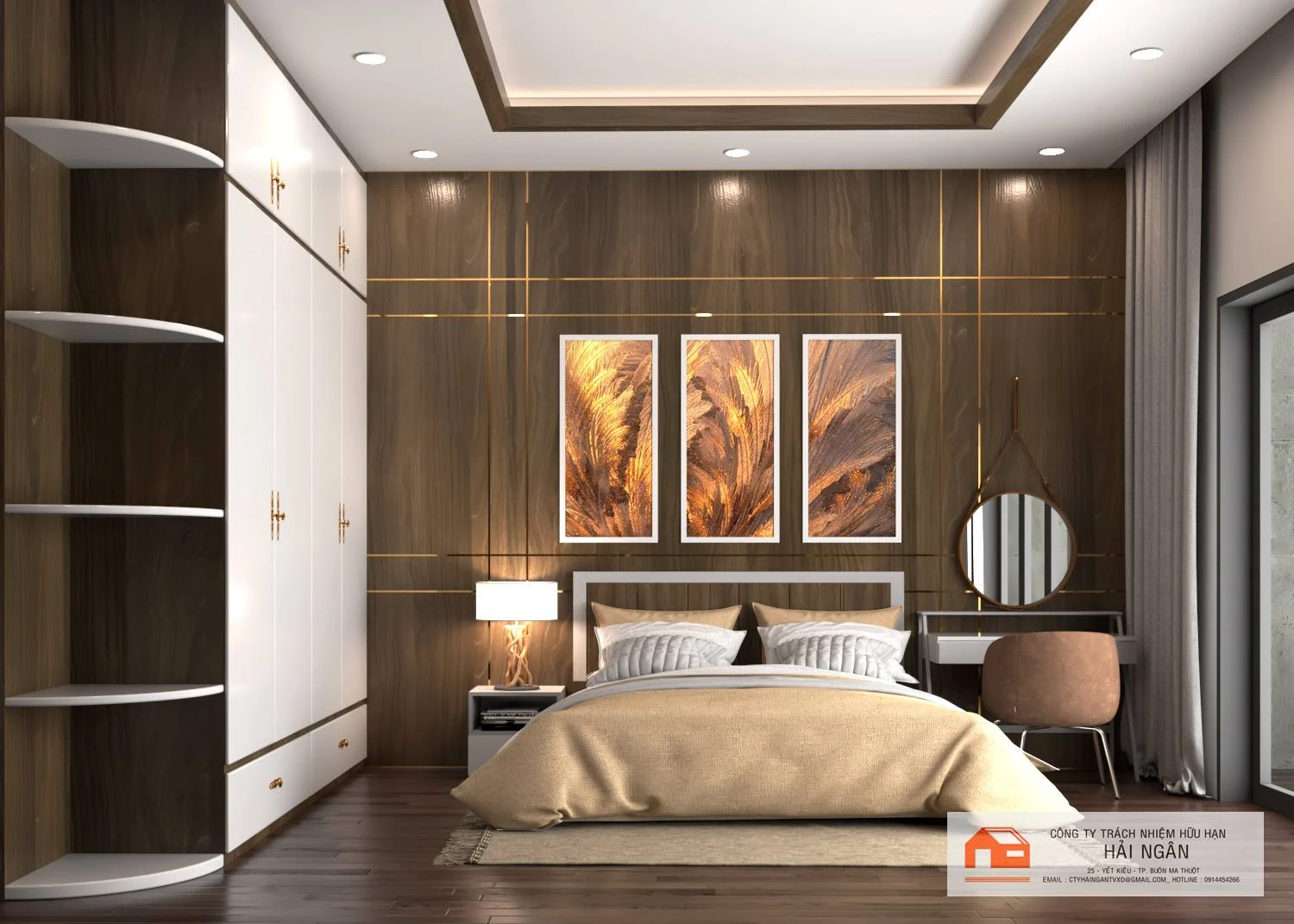 Bedroom Enscape Model Free Download Vray Modern ID 101000403 (Xuan Khanh)