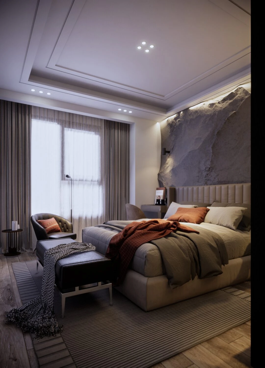 SketchUp Free Bedroom Free Sketchup Models Download Enscape Modern ID 101000679 (Mai Duy Tuyen)