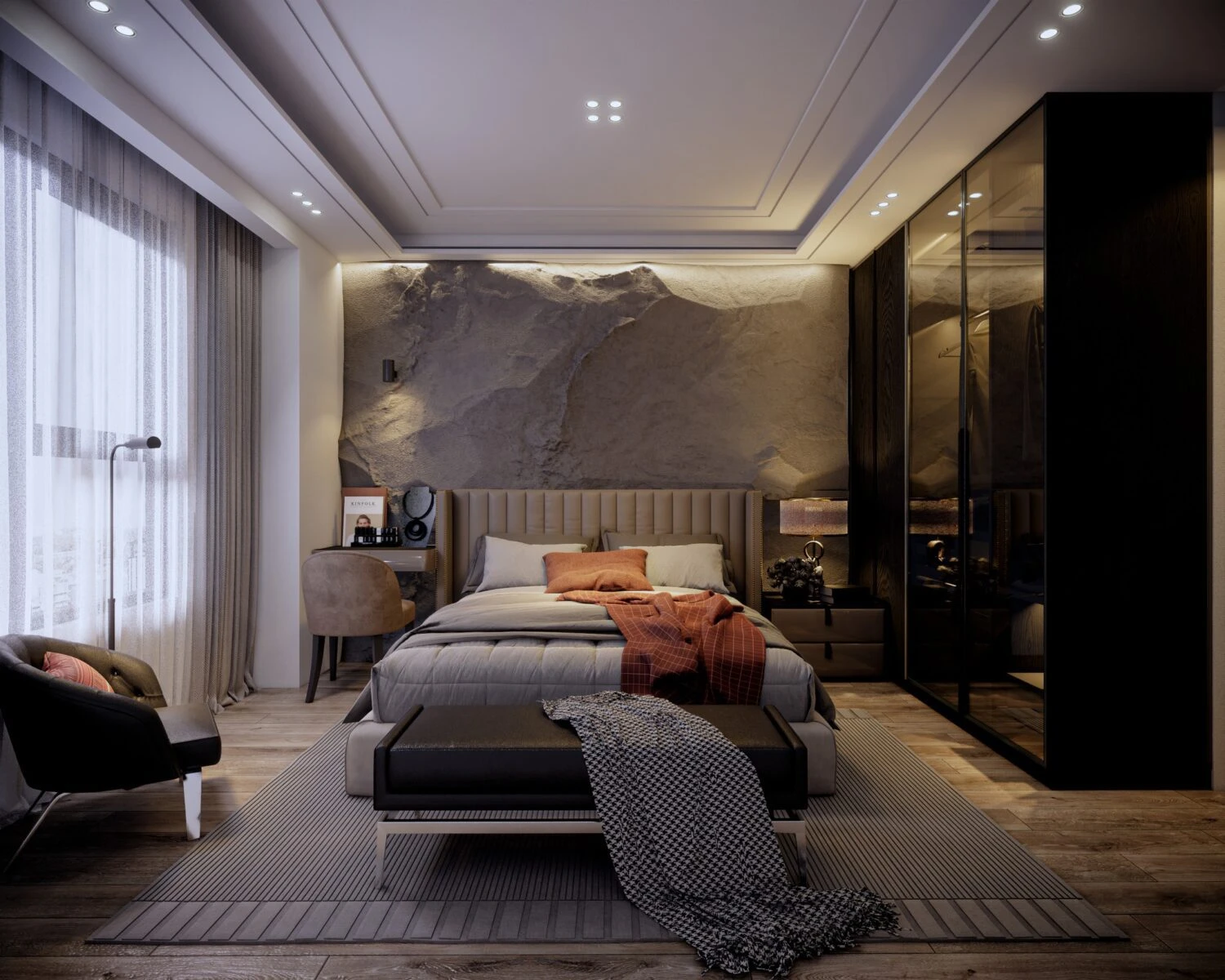 SketchUp Free Bedroom Free Sketchup Models Download Enscape Modern ID 101000679 (Mai Duy Tuyen)