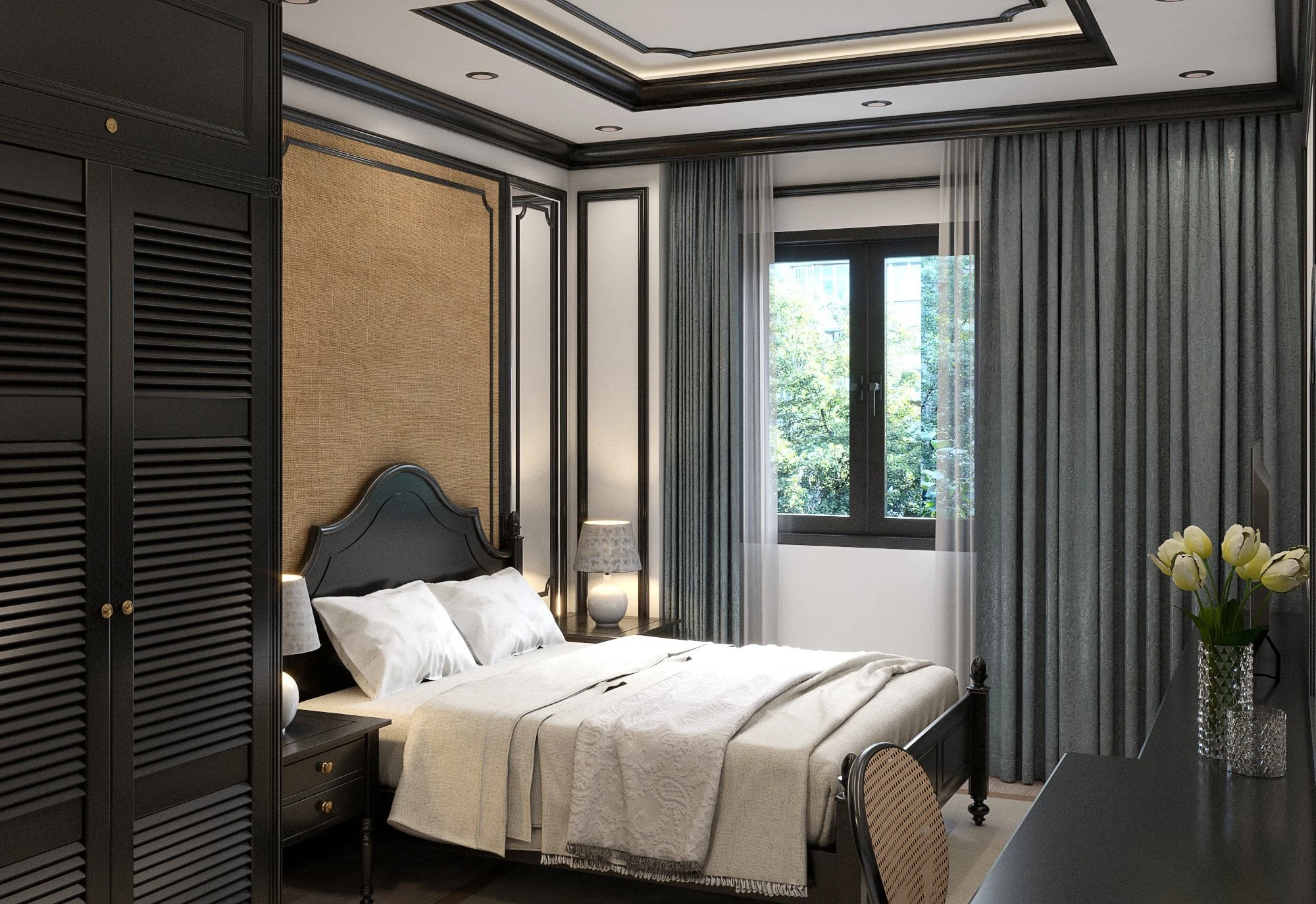 SketchUp Free Bedroom Free Sketchup Models Download Indochine ID 101000380 (Dung Le)