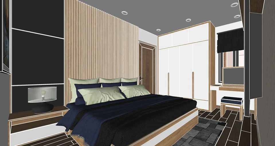 Bedroom Free Sketchup Models Download Modern ID 101000270 (Xuan Khanh)