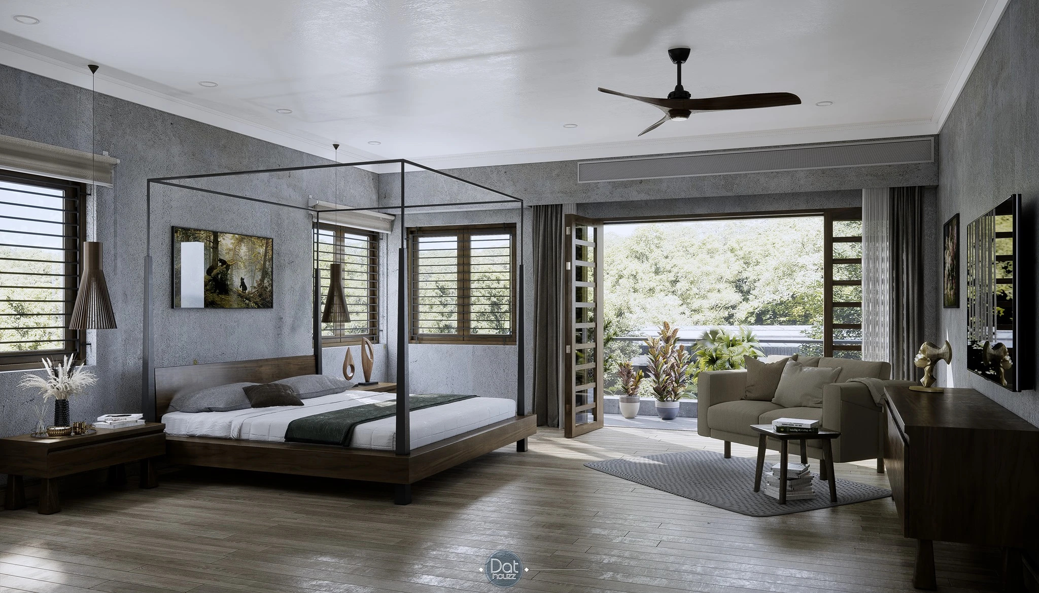 SketchUp Free Bedroom Free Sketchup Models Download Modern ID 101000439 (Dat Houzz)