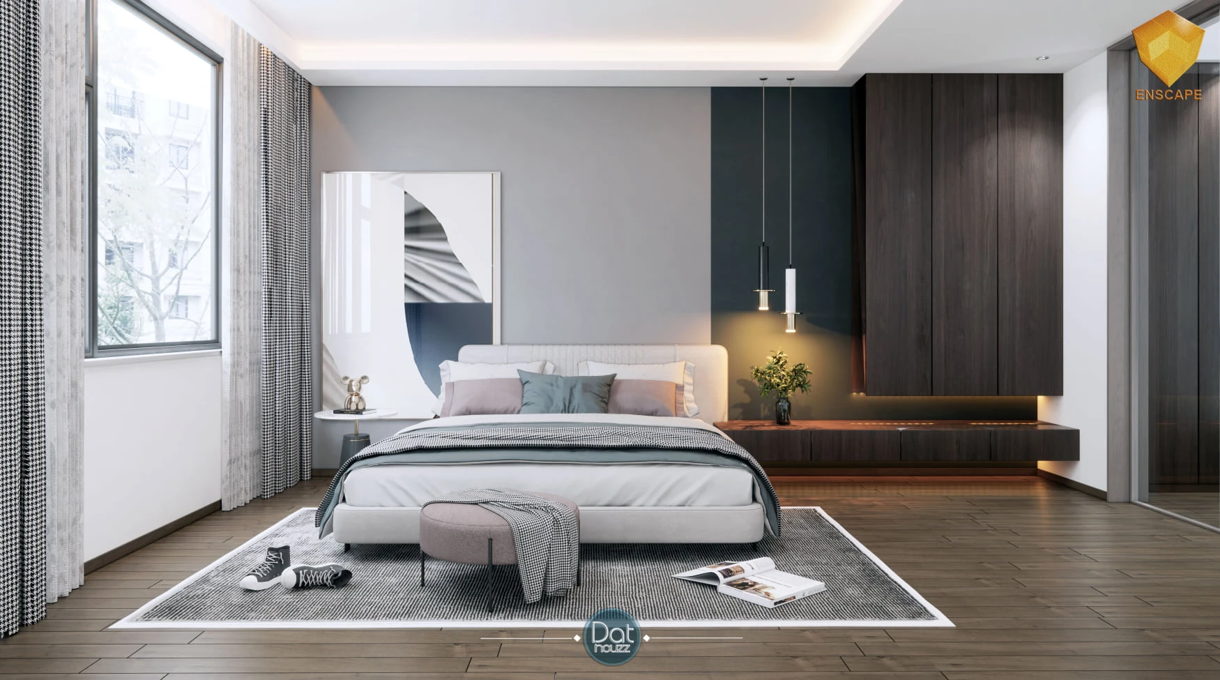SketchUp Free Bedroom Free Sketchup Models Download Modern ID 101000455 (Dat Houzz)